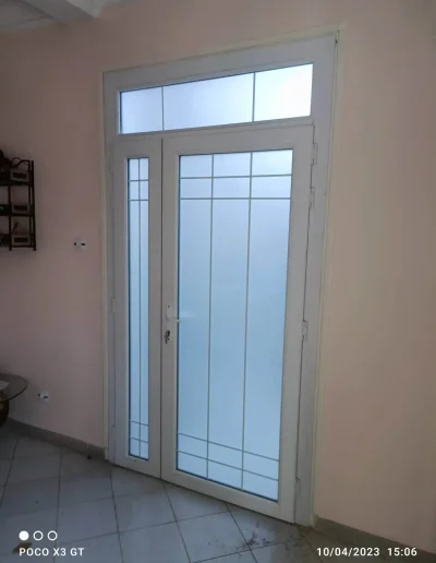 Porte en verre